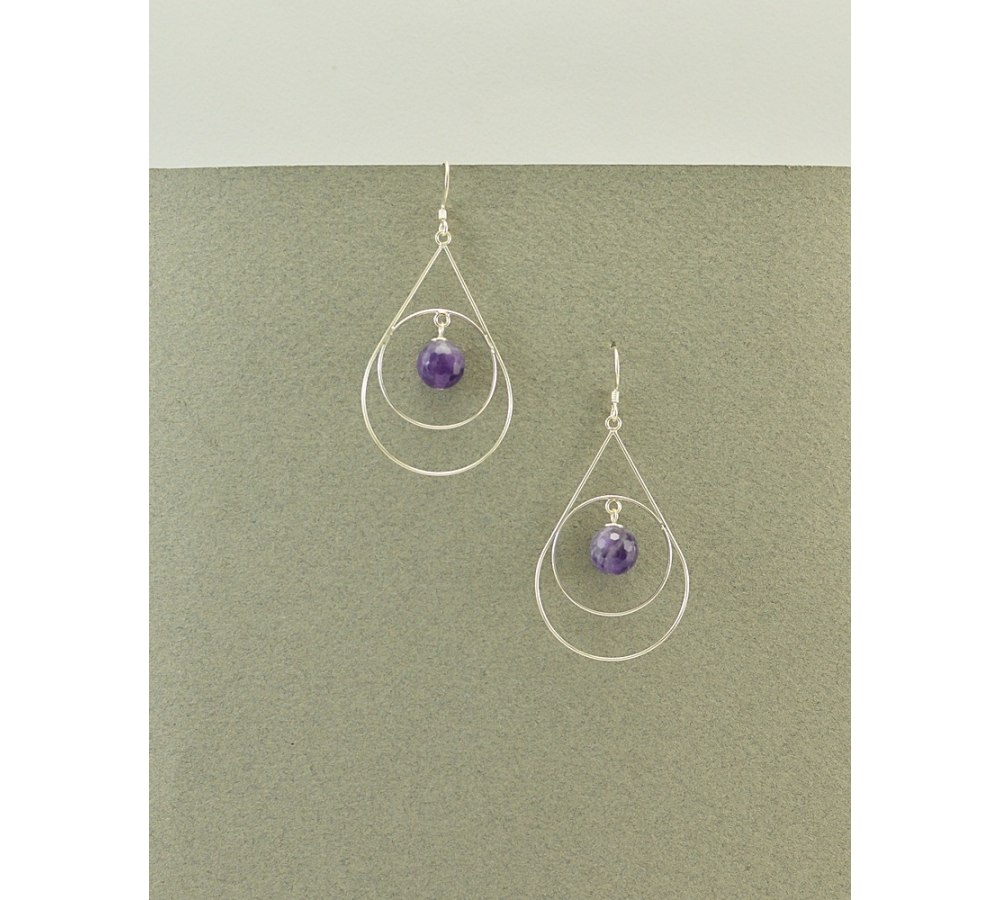 JE318 Amethyst Earring JE318 Amethyst Earring