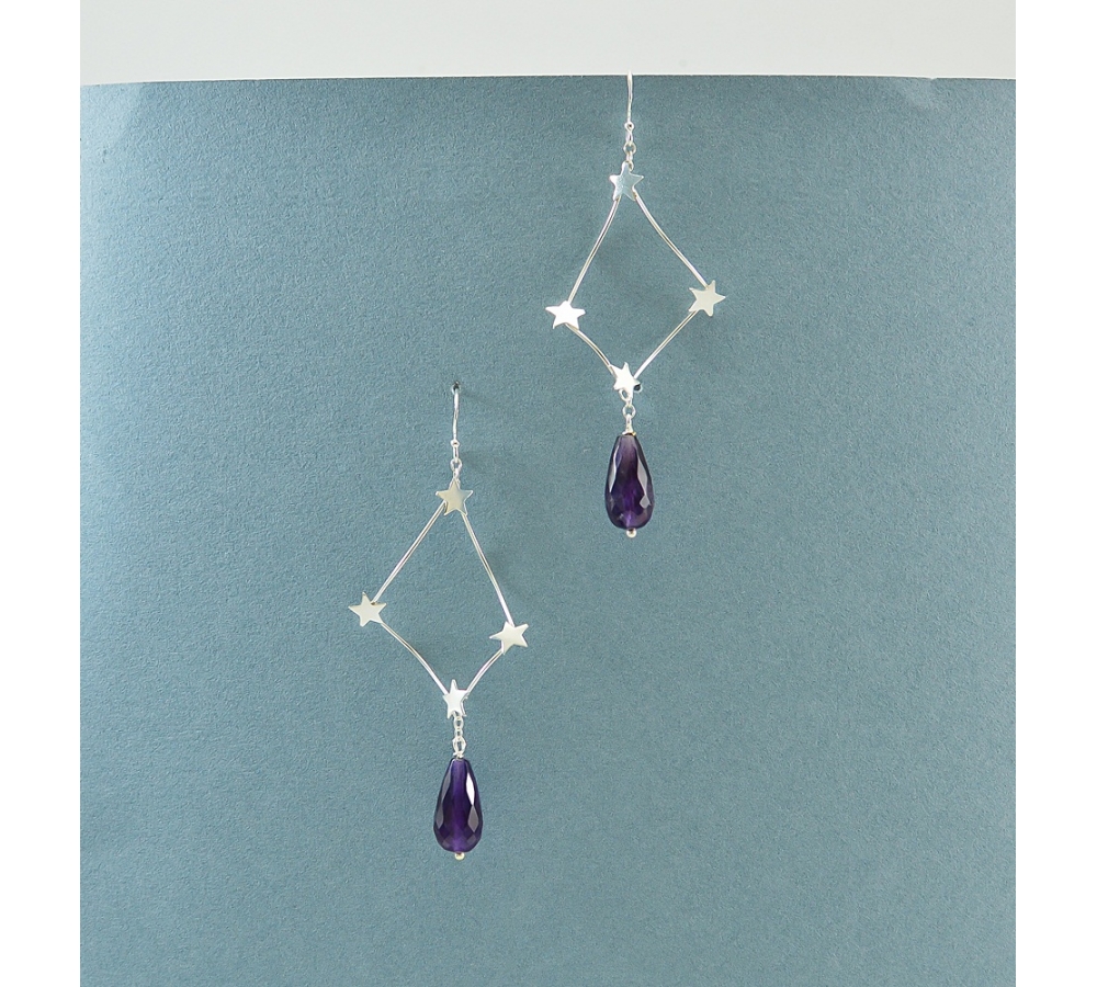 JE308 Amethyst Earring JE308 Amethyst Earring