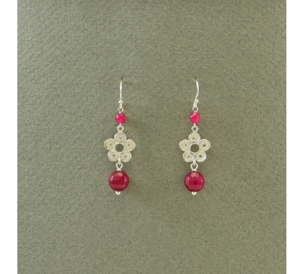 JE301 Dyed Ruby Earring JE301 Dyed Ruby Earring
