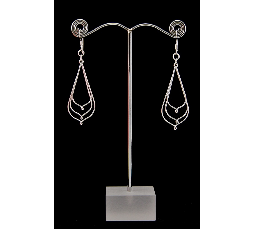 S0402 Plain Silver Earring S0402 Plain Silver Earring