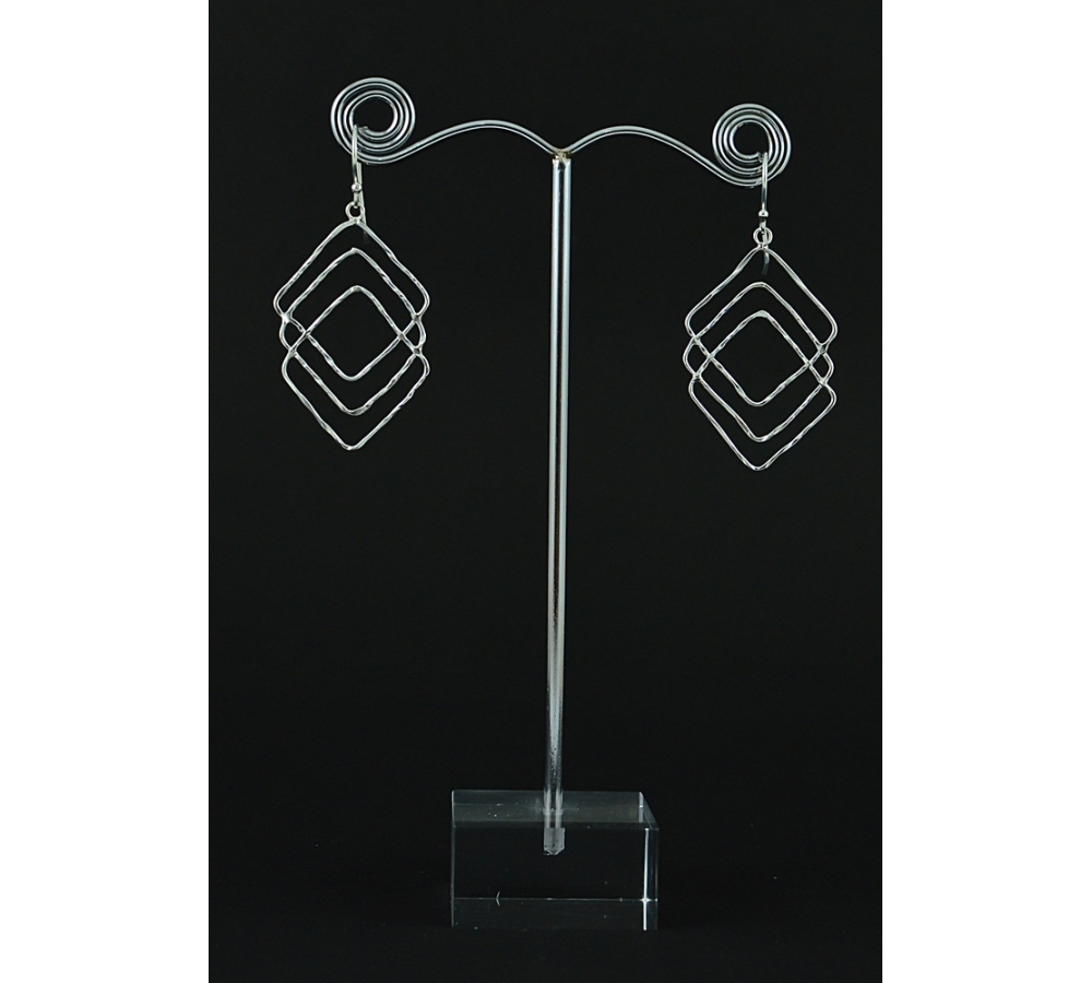 S0369 Plain Silver Earring S0369 Plain Silver Earring