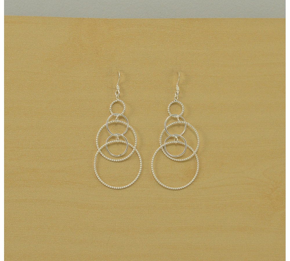 S0368 Plain Silver Earring S0368 Plain Silver Earring