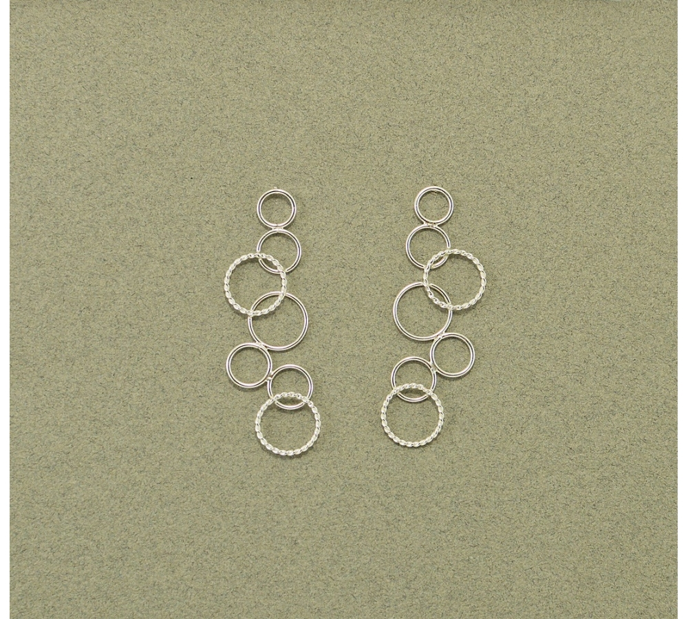 S0366 Plain Silver Earring S0366 Plain Silver Earring