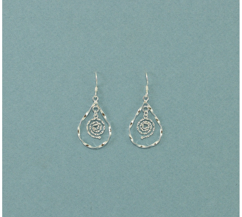 S0364 Plain Silver Earring S0364 Plain Silver Earring