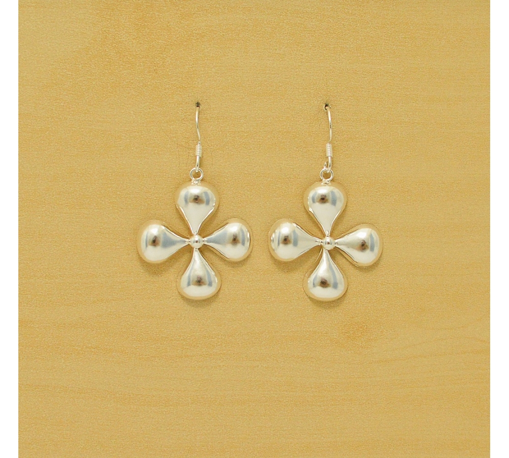 S0356 Plain Silver Earring S0356 Plain Silver Earring