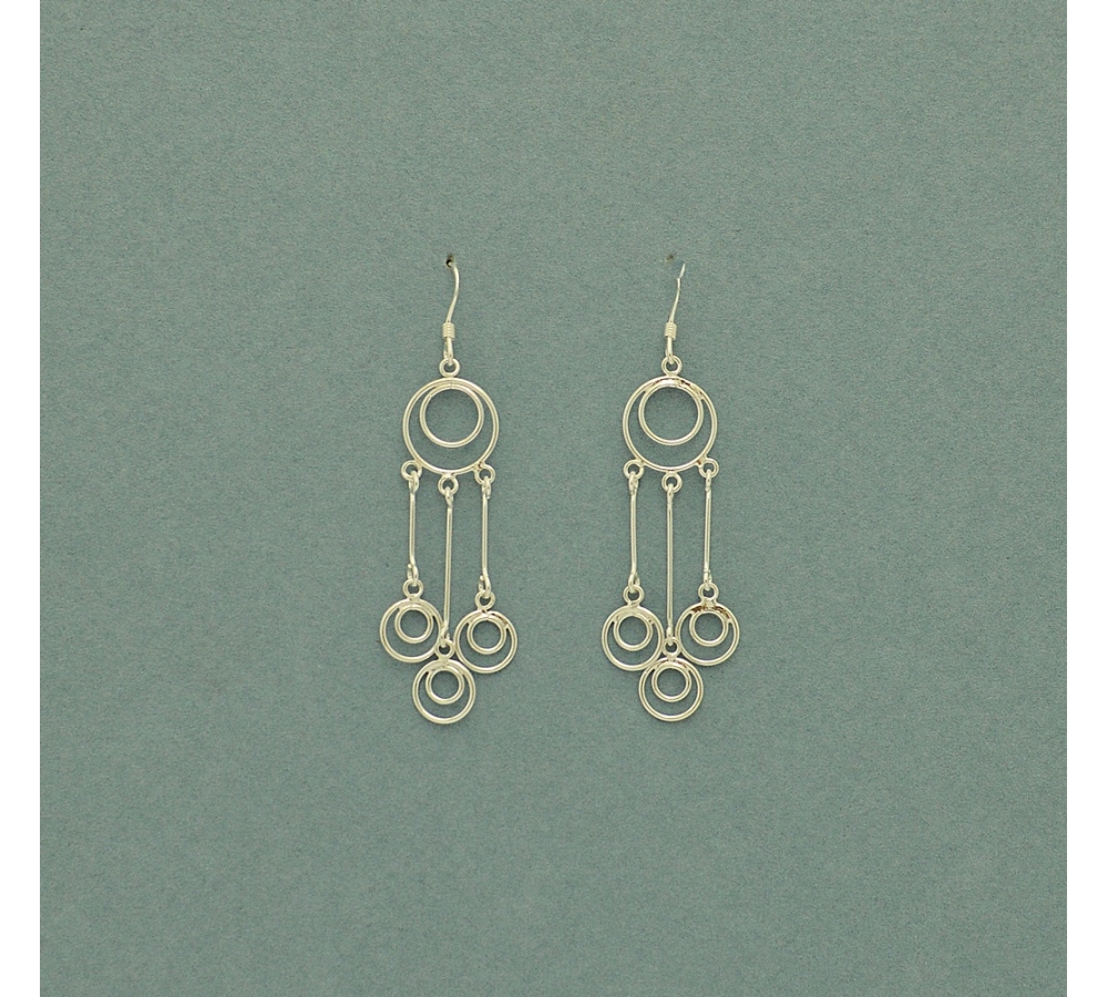 S0348 Plain Silver Earring S0348 Plain Silver Earring