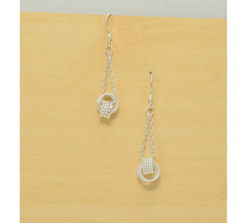 S0345 Plain Silver Earring S0345 Plain Silver Earring