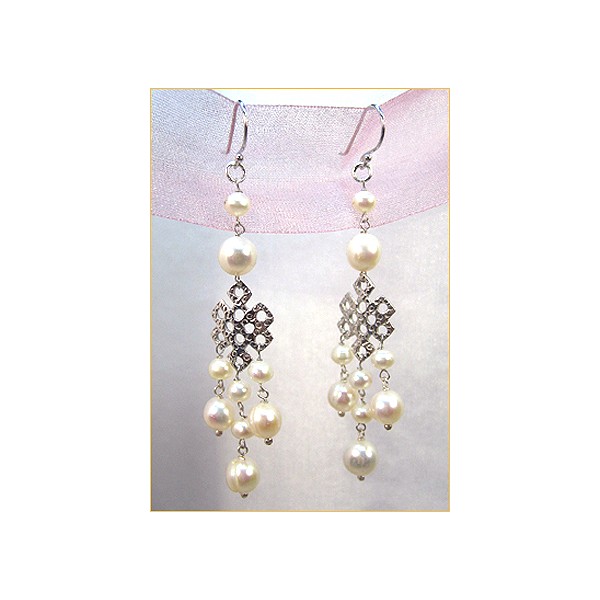 E0041 Fresh Water Pearl Earring E0041 Fresh Water Pearl Earring