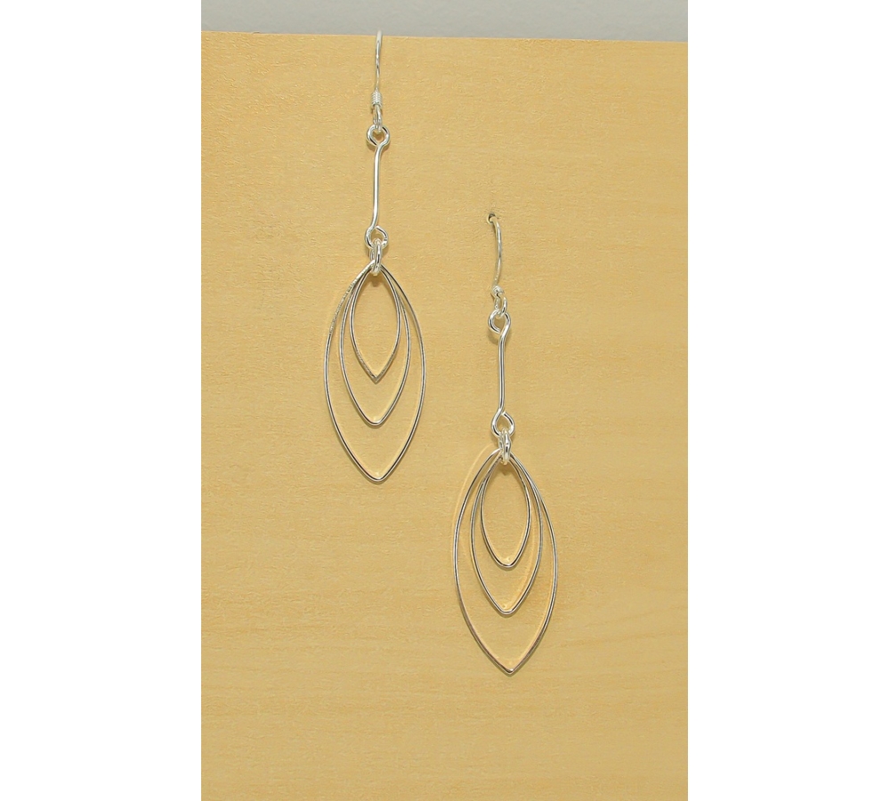 S0342 Plain Silver Earring S0342 Plain Silver Earring