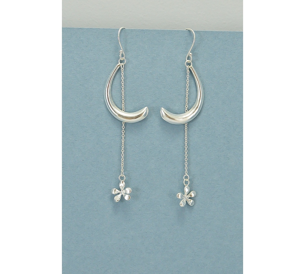 S0341 Plain Silver Earring S0341 Plain Silver Earring