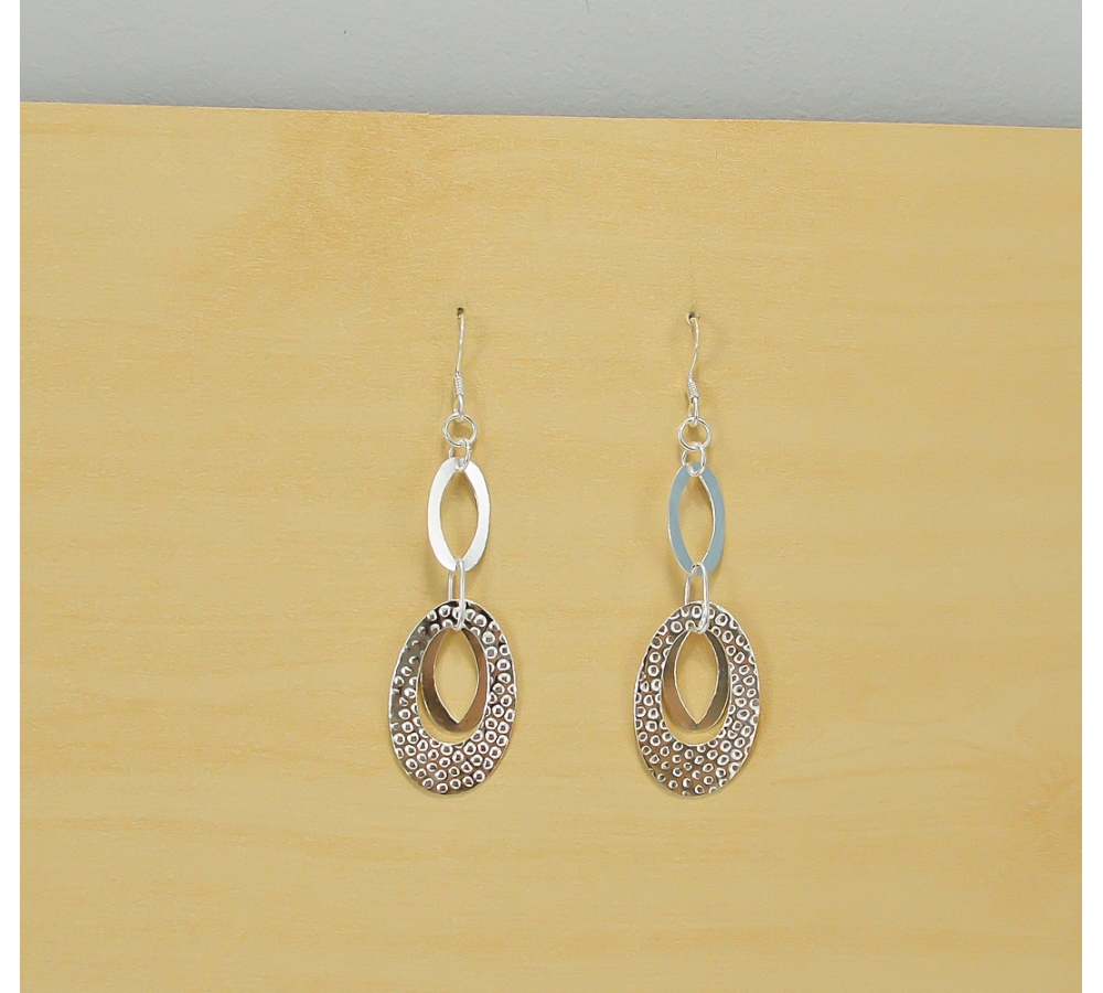 S0340 Plain Silver Earring S0340 Plain Silver Earring