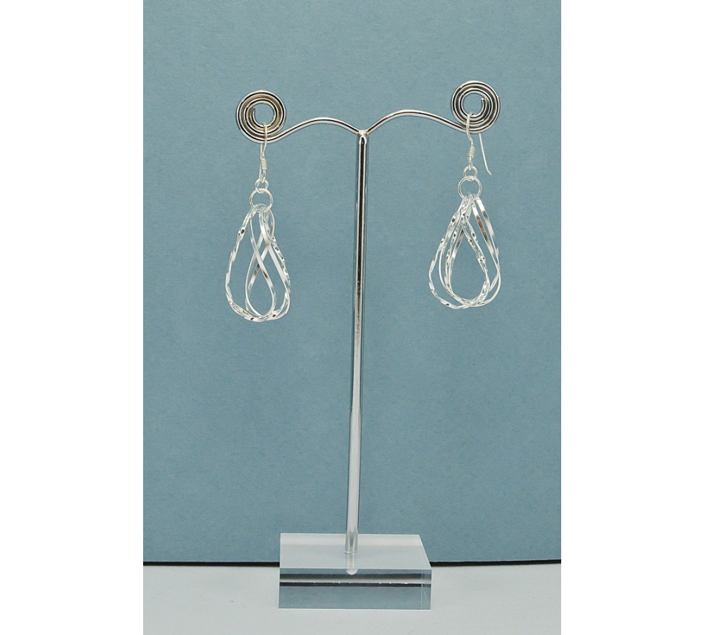 S0339 Plain Silver Earring S0339 Plain Silver Earring