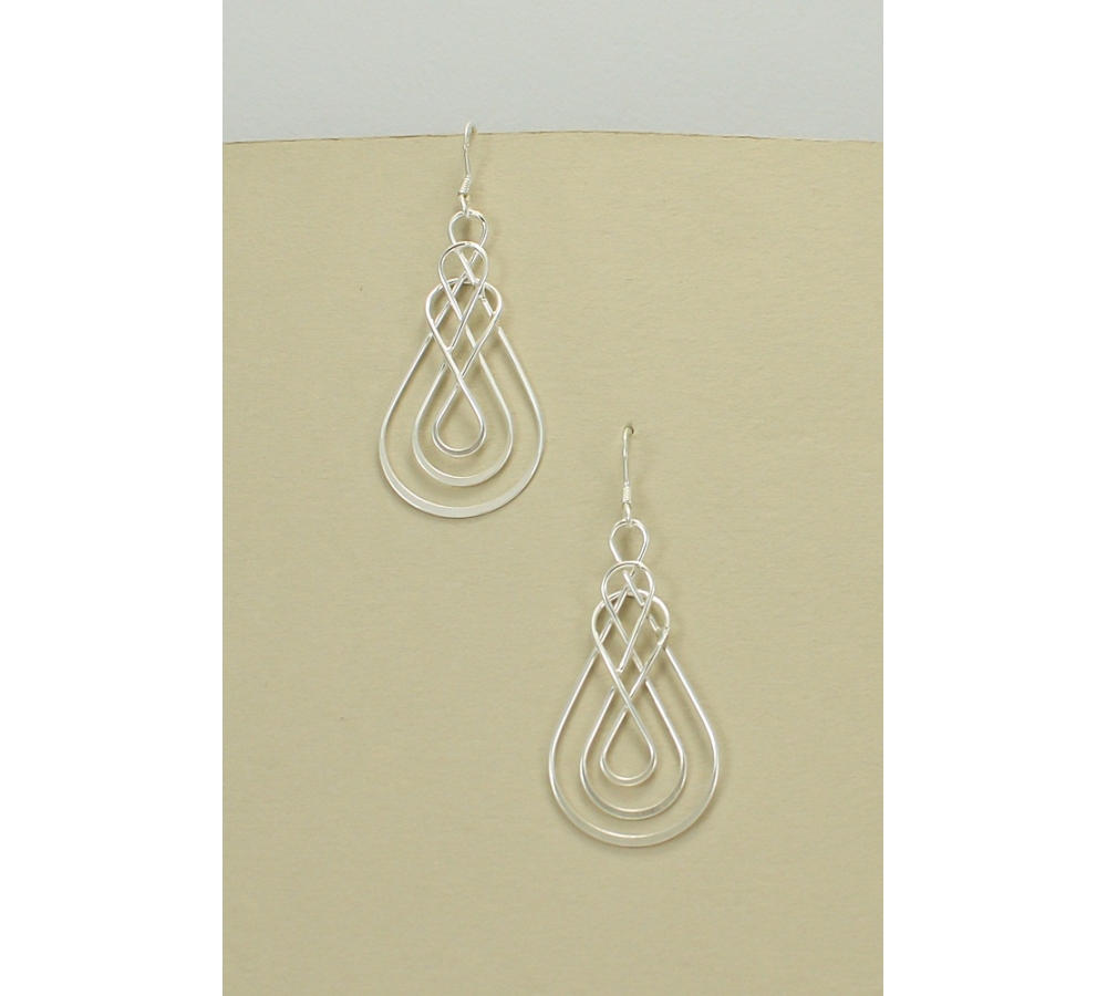 S0338 Plain Silver Earring S0338 Plain Silver Earring