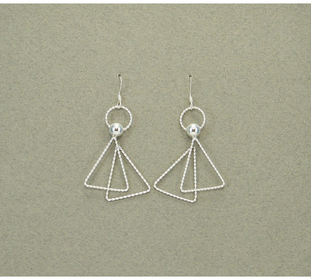 S0337 Plain Silver Earring S0337 Plain Silver Earring