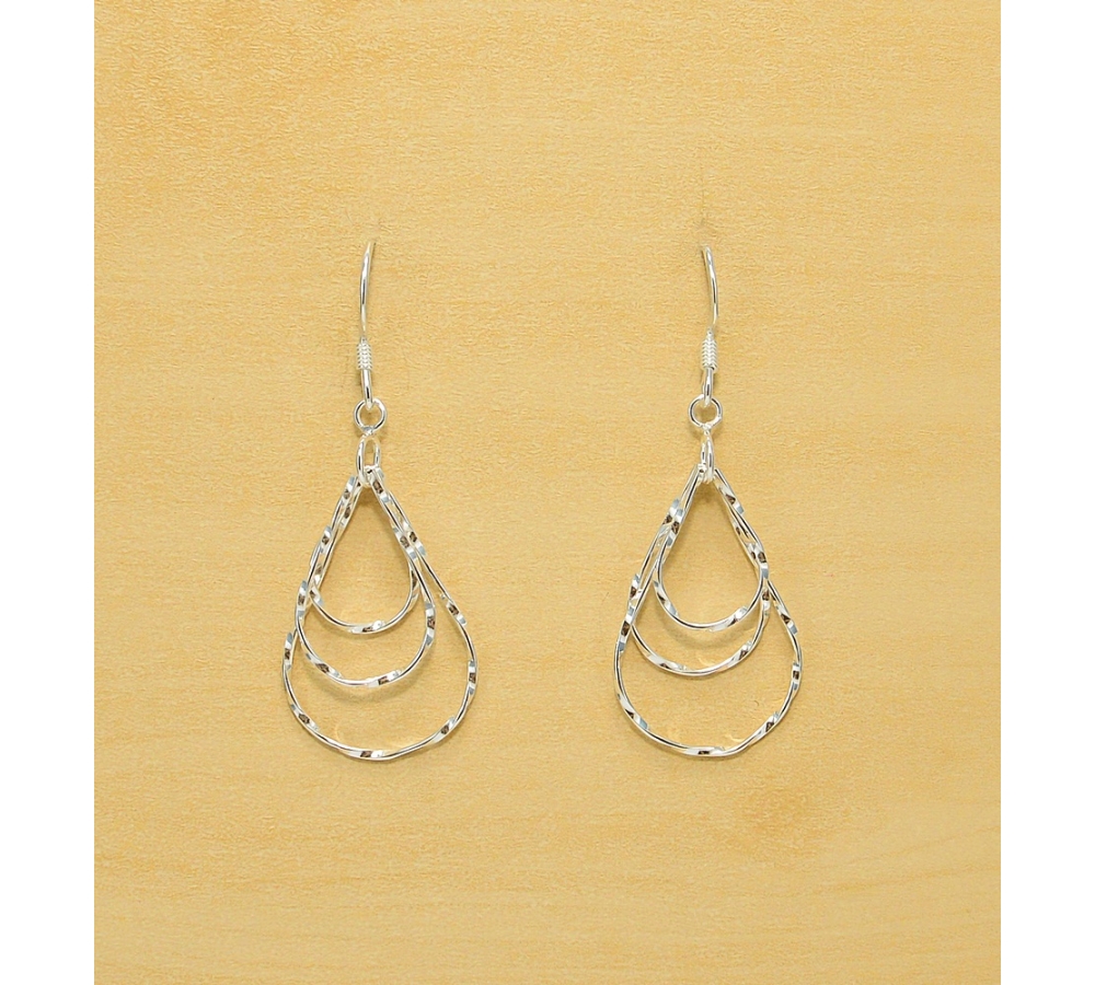 S0335 Plain Silver Earring S0335 Plain Silver Earring