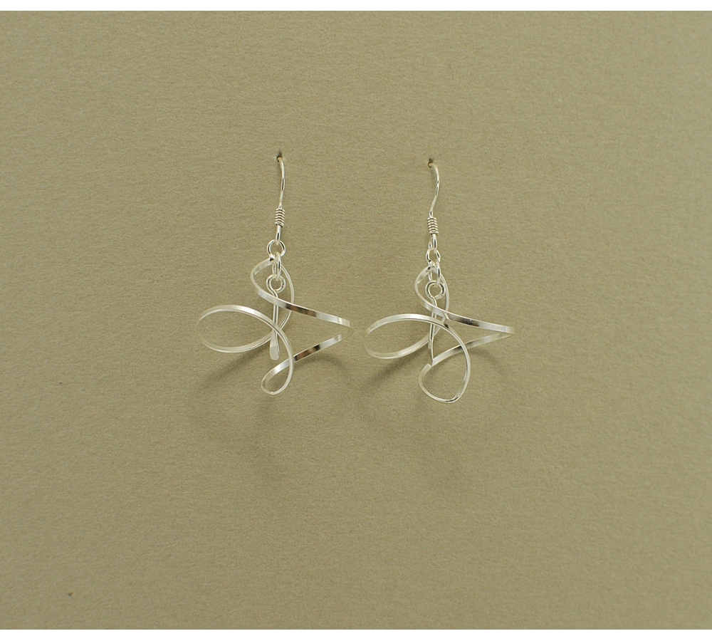 S0330 Plain Silver Earring S0330 Plain Silver Earring