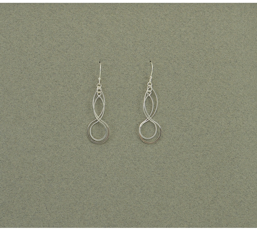 S0325 Plain Silver Earring S0325 Plain Silver Earring