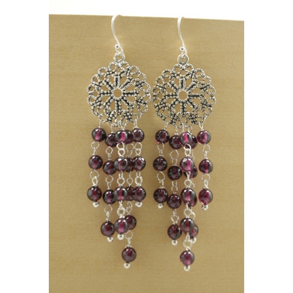 JE121 Garnet Earring JE121 Garnet Earring