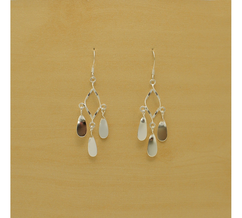 S0308 Plain Silver Earring S0308 Plain Silver Earring