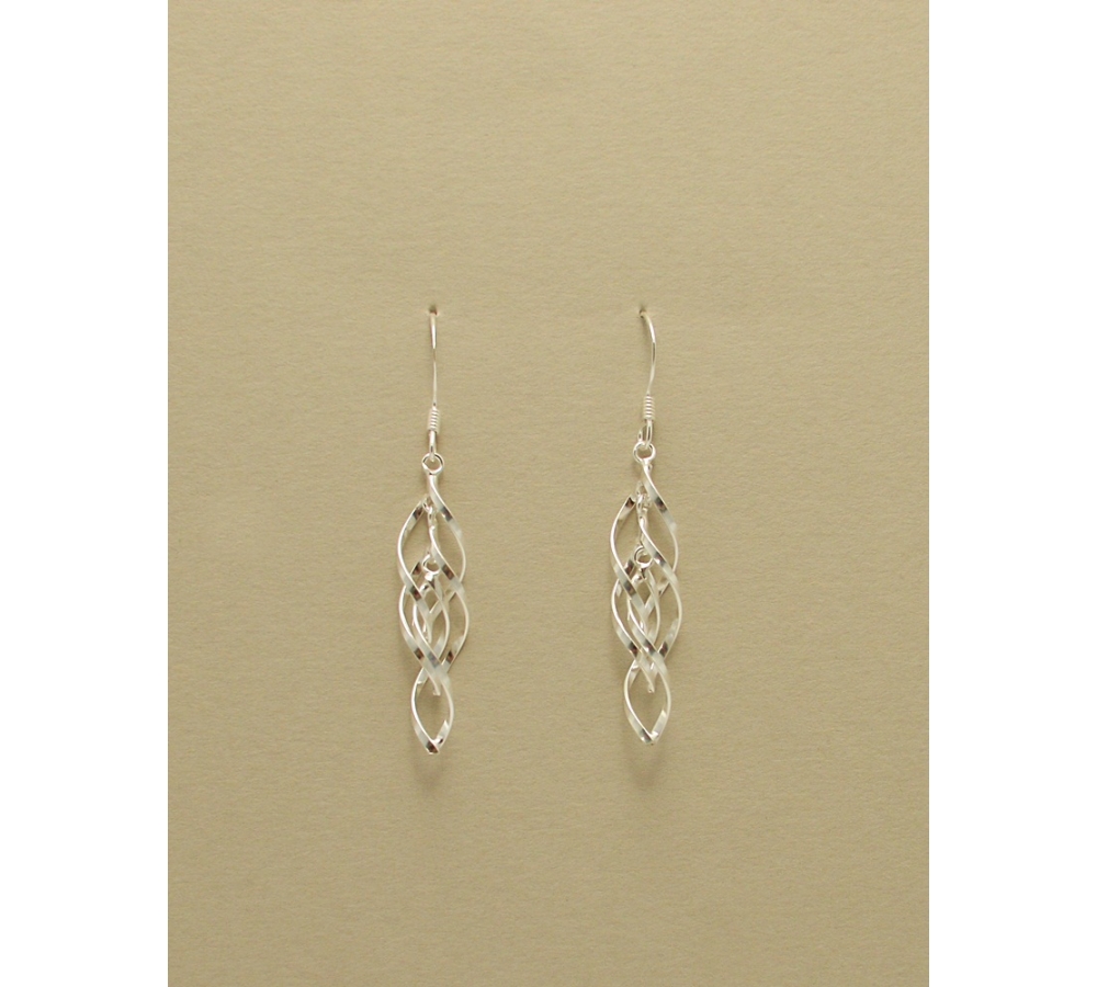 S0307 Plain Silver Earring S0307 Plain Silver Earring