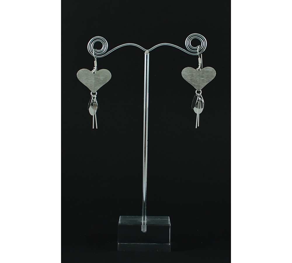S0298 Plain Silver Earring S0298 Plain Silver Earring