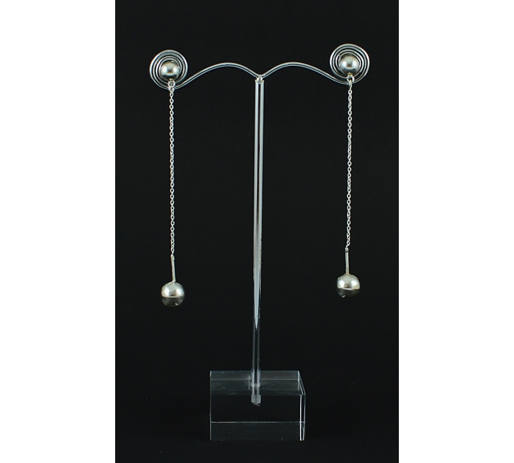 S0293 Plain Silver Earring S0293 Plain Silver Earring