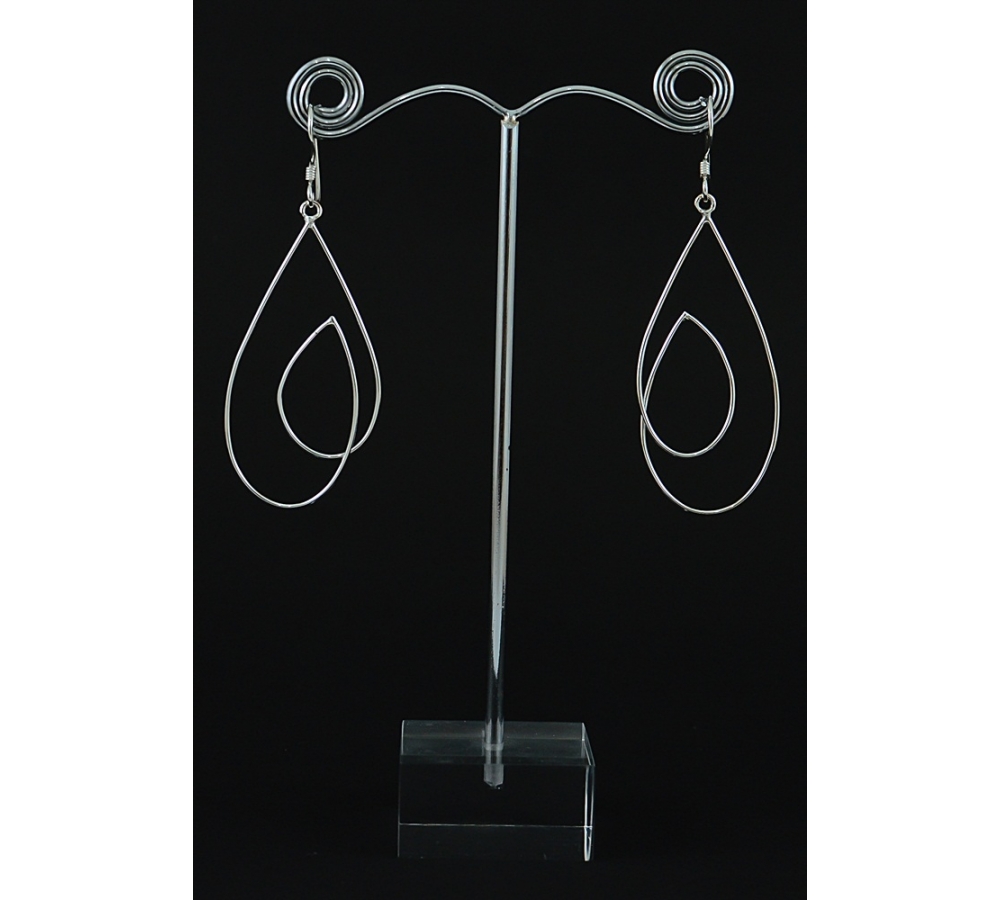 S0291 Plain Silver Earring S0291 Plain Silver Earring