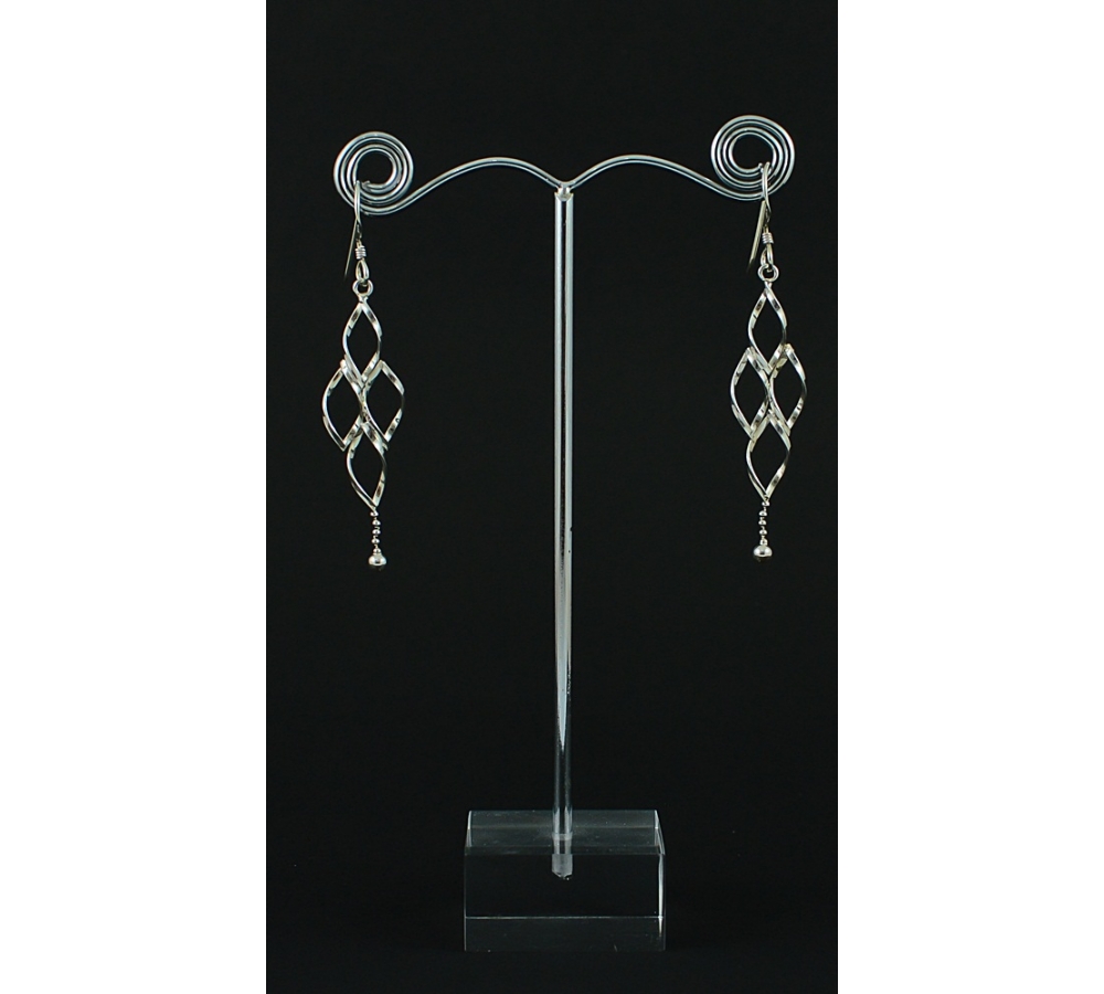 S0290 Plain Silver Earring S0290 Plain Silver Earring