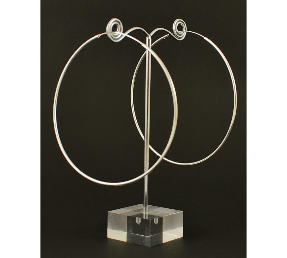 S0284 Plain Silver Earring S0284 Plain Silver Earring
