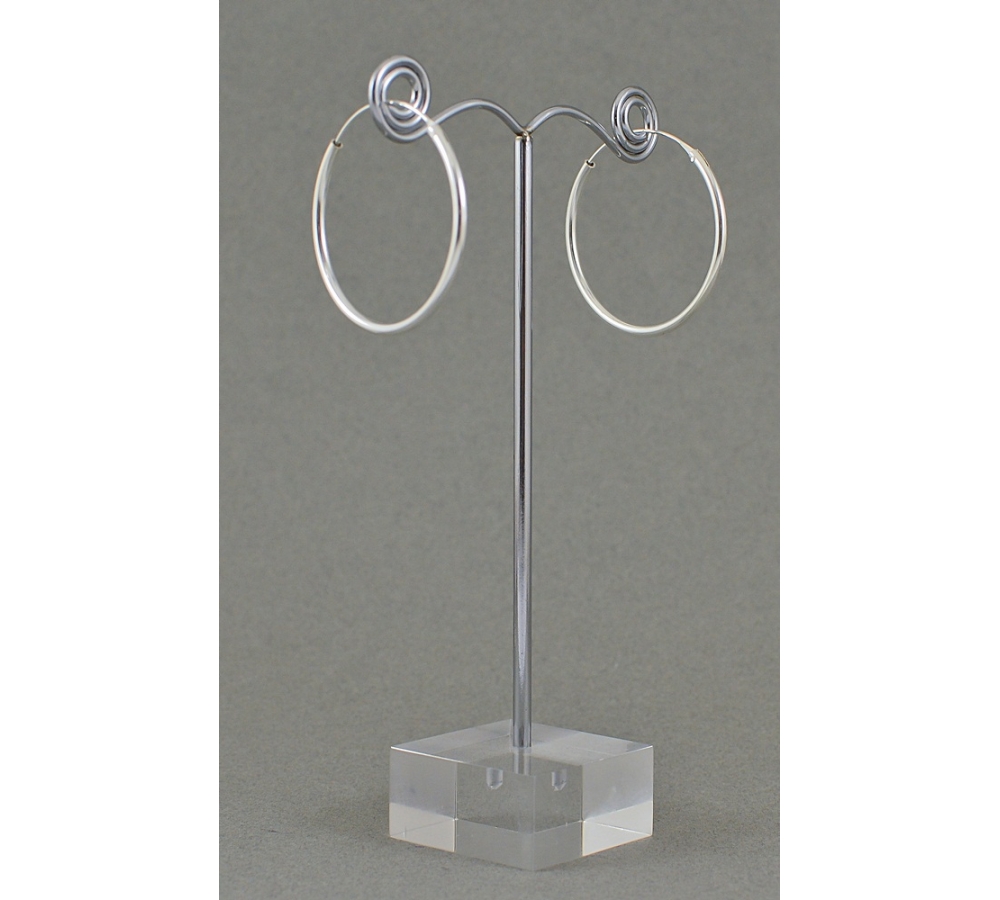 S0283 Plain Silver Earring S0283 Plain Silver Earring