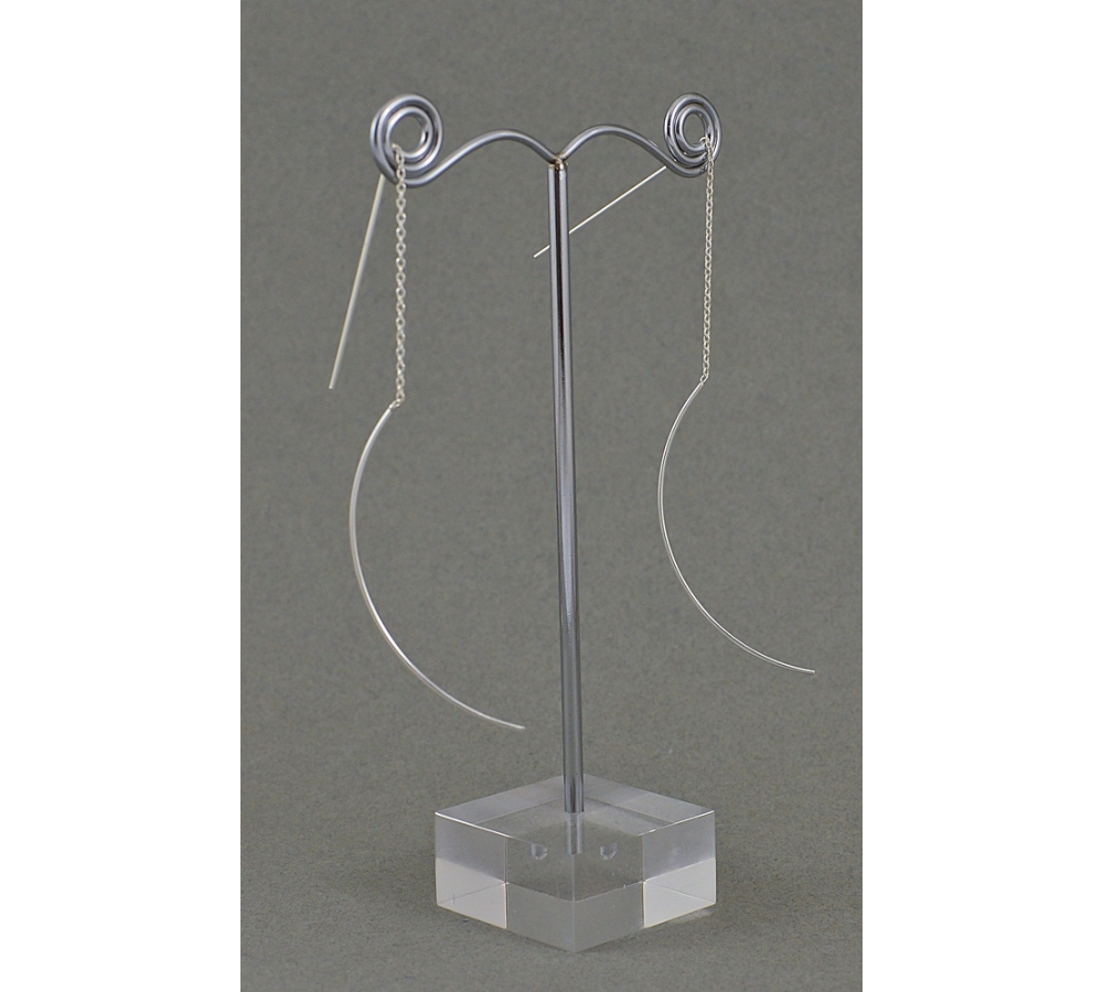 S0281 Plain Silver Earring S0281 Plain Silver Earring