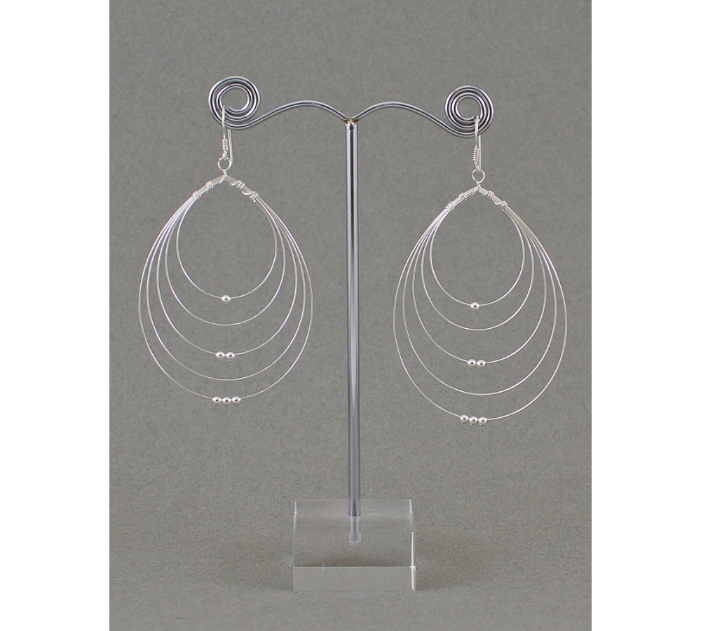 S0275 Plain Silver Earring S0275 Plain Silver Earring