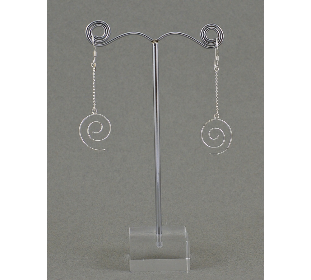 S0272 Plain Silver Earring S0272 Plain Silver Earring