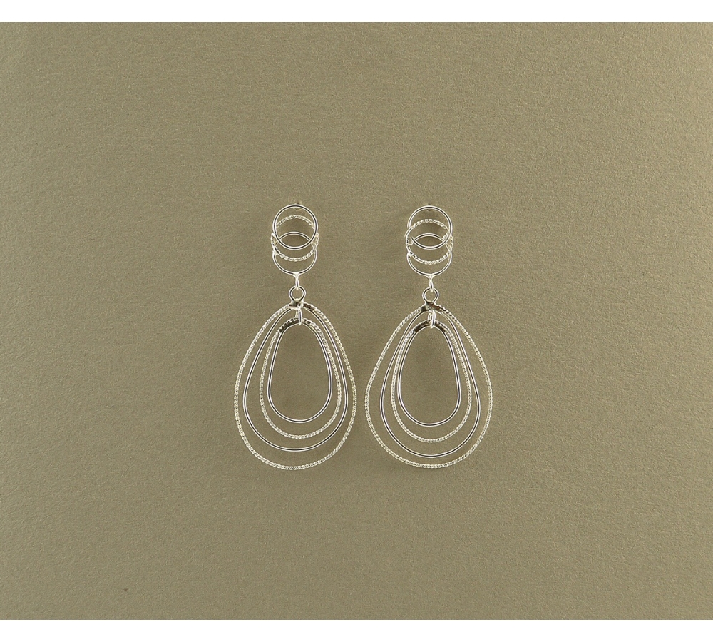 S0269 Plain Silver Earring S0269 Plain Silver Earring