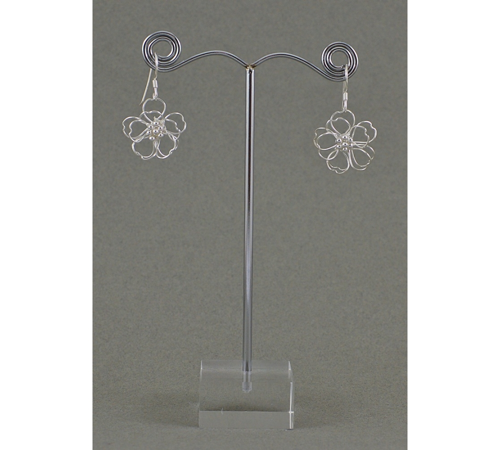 S0263 Plain Silver Earring S0263 Plain Silver Earring