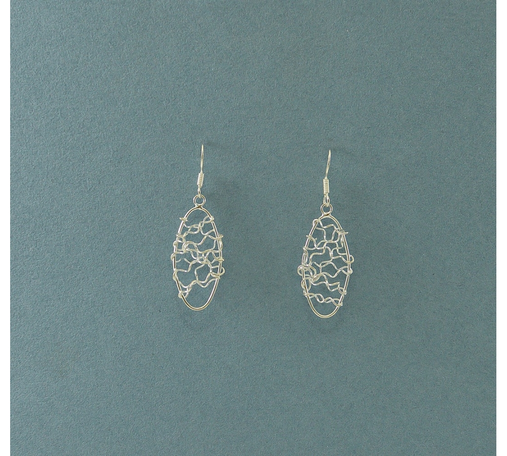 S0246 Plain Silver Earring S0246 Plain Silver Earring