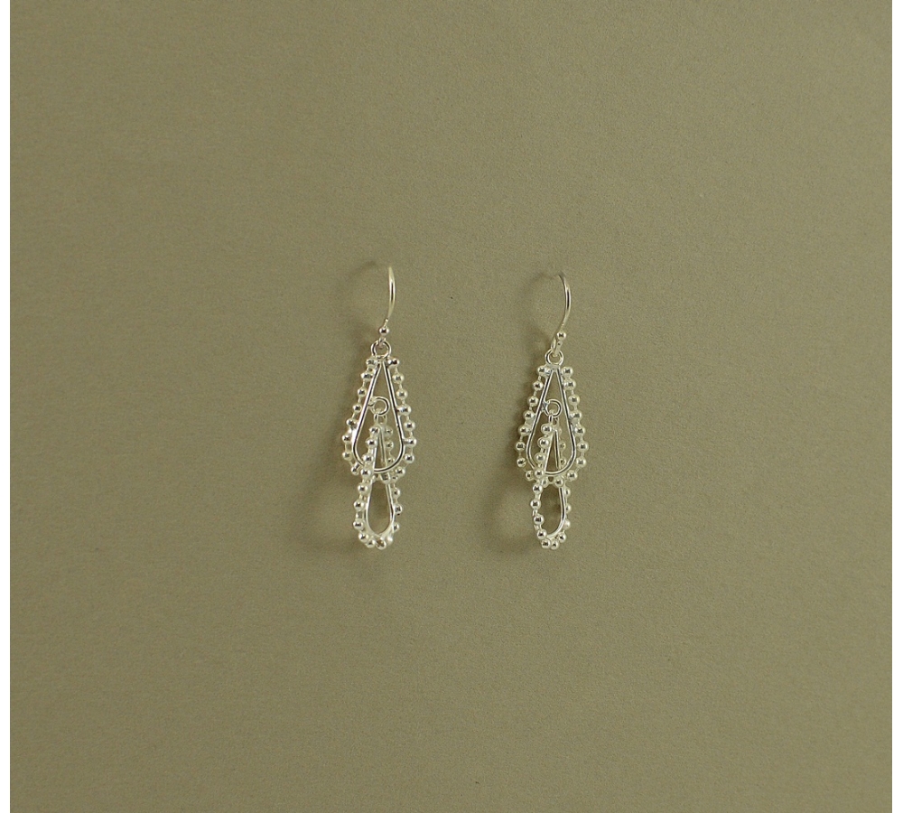 S0237 Plain Silver Earring S0237 Plain Silver Earring