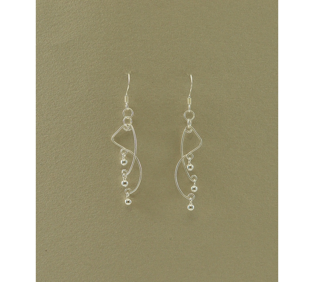 S0223 Plain Silver Earring S0223 Plain Silver Earring