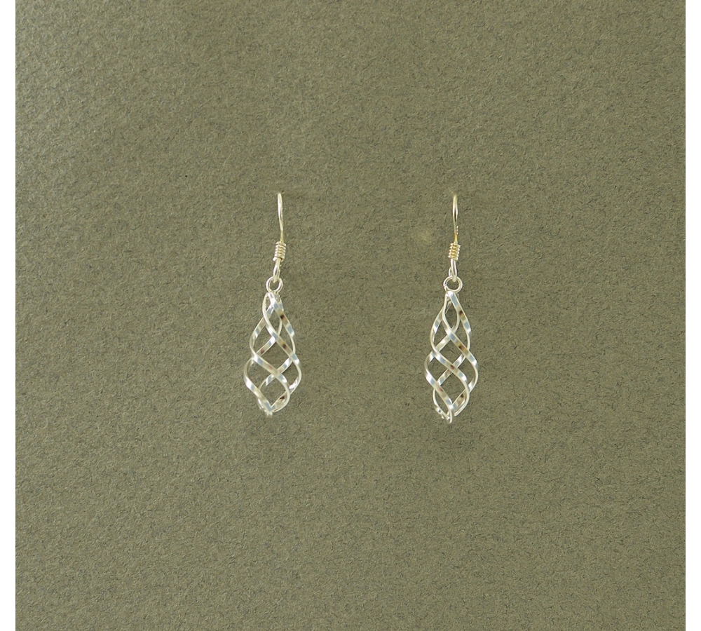S0224 Plain Silver Earring S0224 Plain Silver Earring