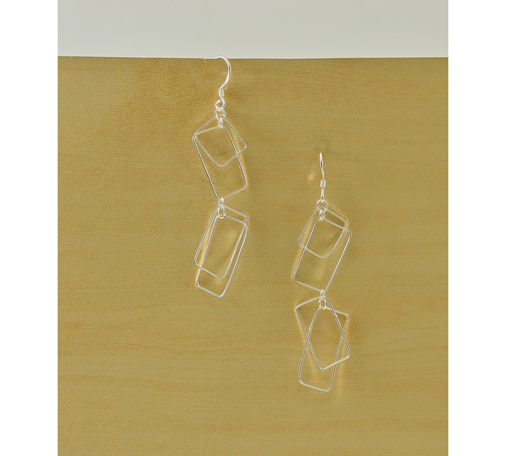 S0222 Plain Silver Earring S0222 Plain Silver Earring