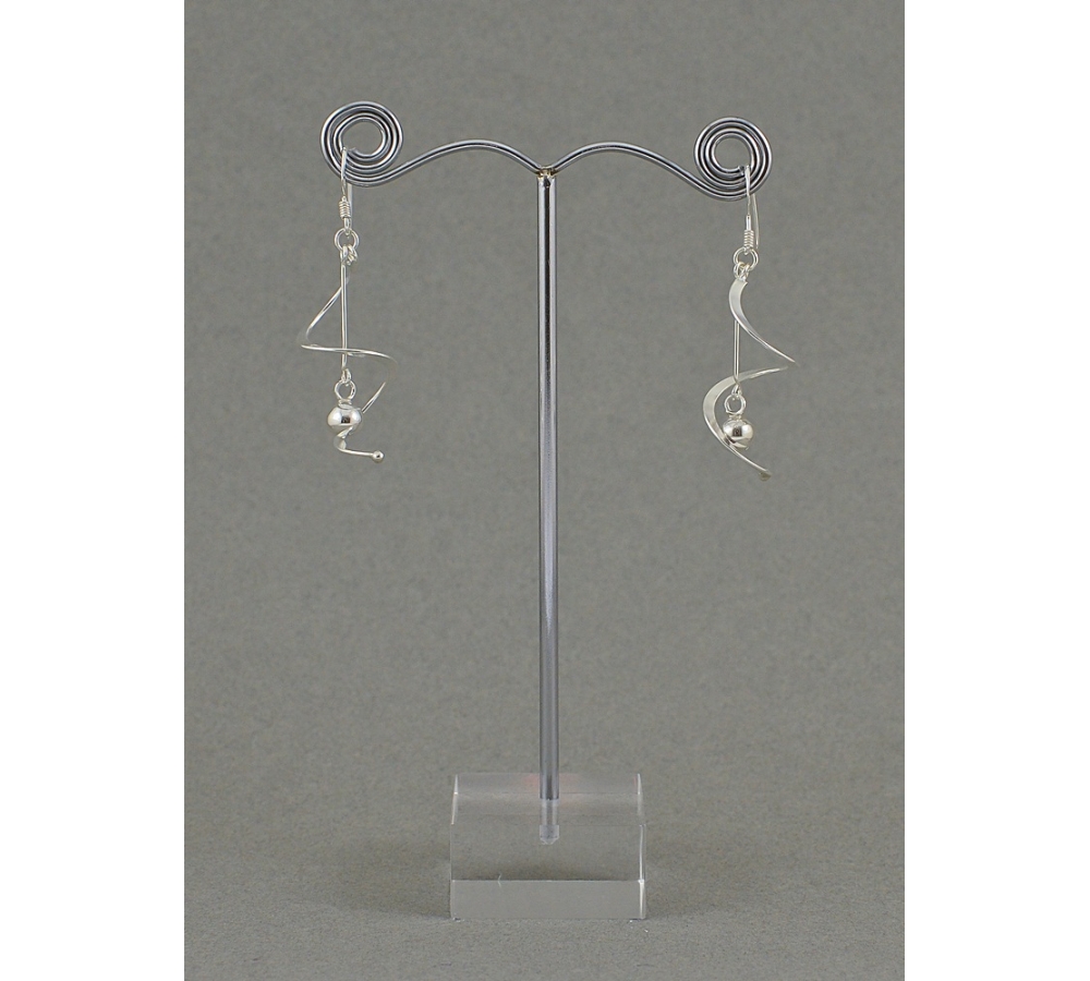 S0217 Plain Silver Earring S0217 Plain Silver Earring