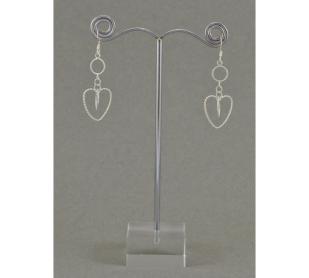 S0211 Plain Silver Earring S0211 Plain Silver Earring