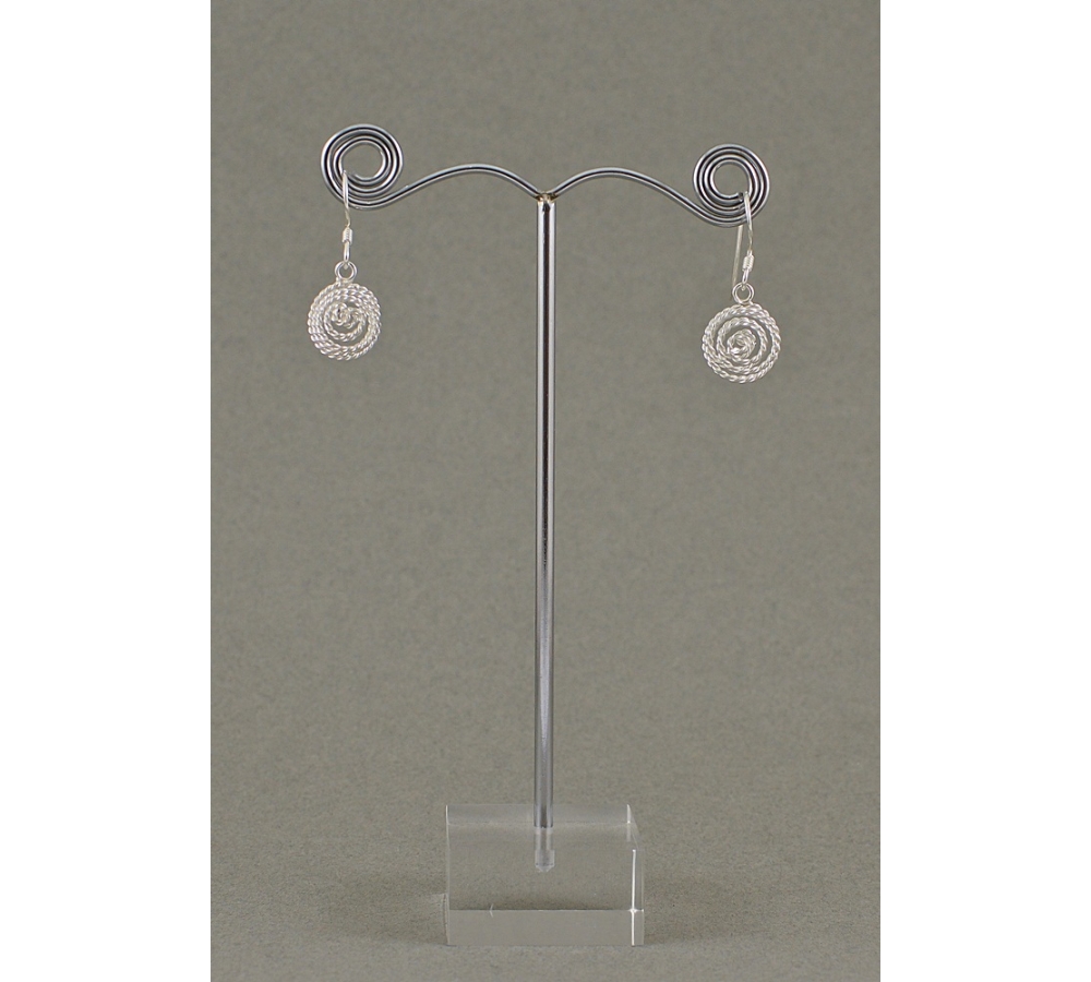 S0197 Plain Silver Earring S0197 Plain Silver Earring