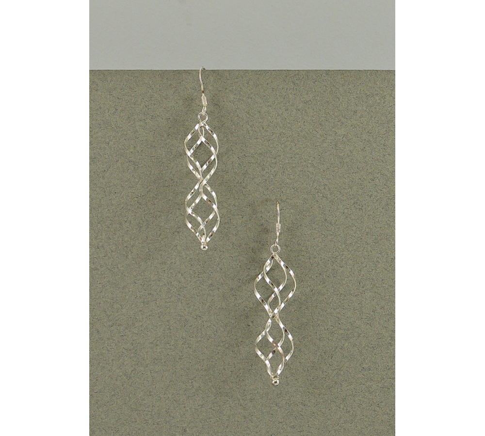 S0175 Plain Silver Earring S0175 Plain Silver Earring