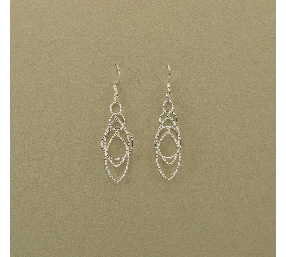 S0174 Plain Silver Earring S0174 Plain Silver Earring
