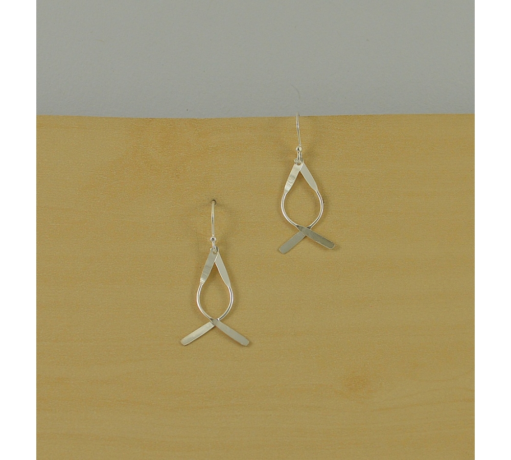 S0169 Plain Silver Earring S0169 Plain Silver Earring
