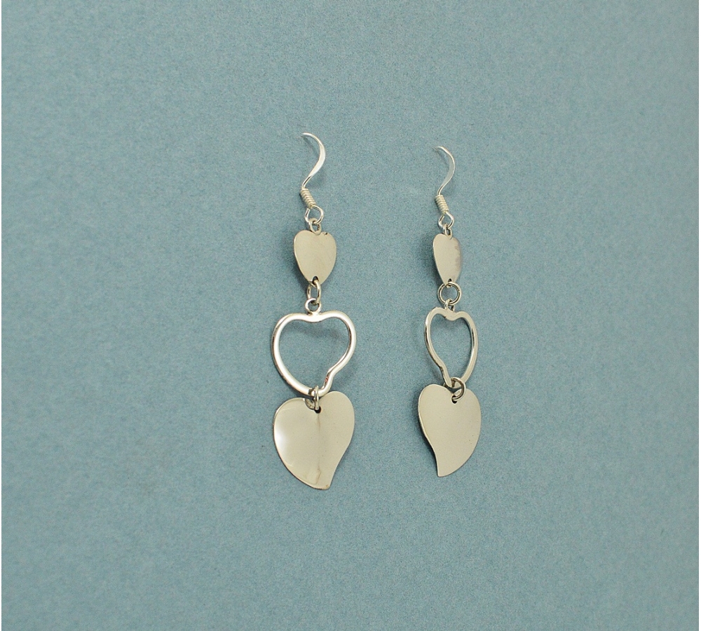 S0164 Plain Silver Earring S0164 Plain Silver Earring