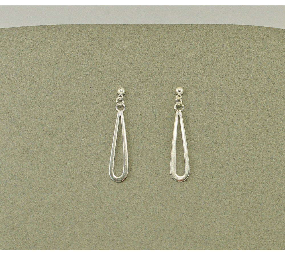 S0159 Plain Silver Earring S0159 Plain Silver Earring