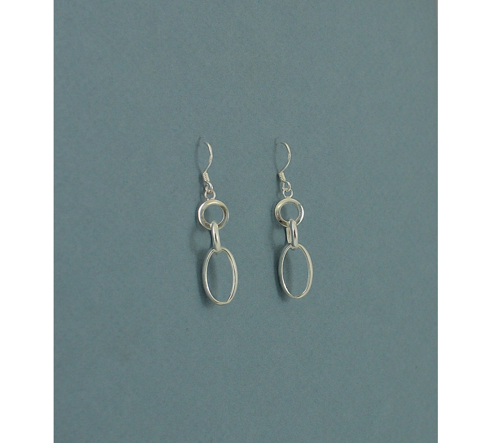 S0144 Plain Silver Earring S0144 Plain Silver Earring