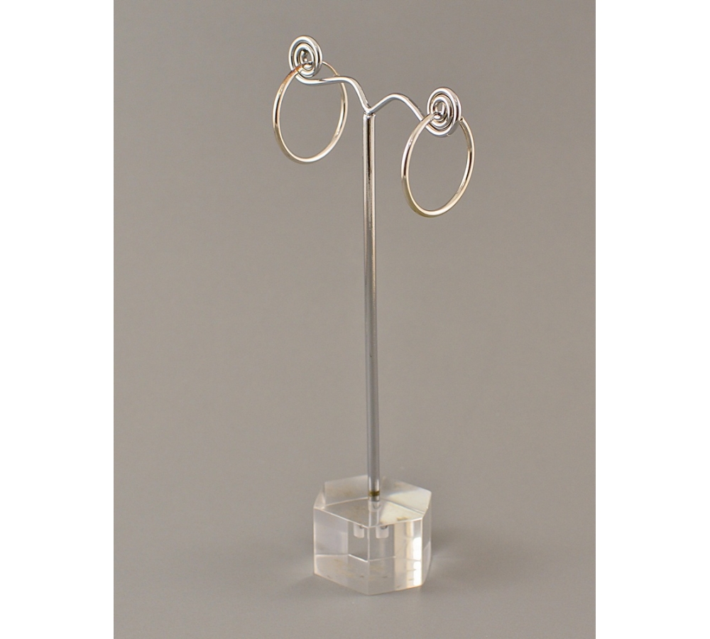 S0123 Plain Silver Earring S0123 Plain Silver Earring